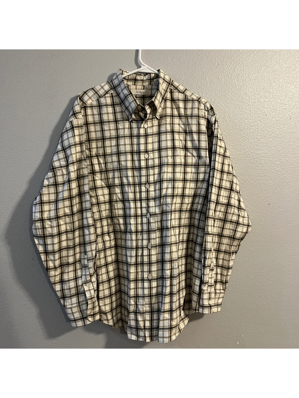 Turnbury Longsleeve Button Down Shirt Plaid Size L 35